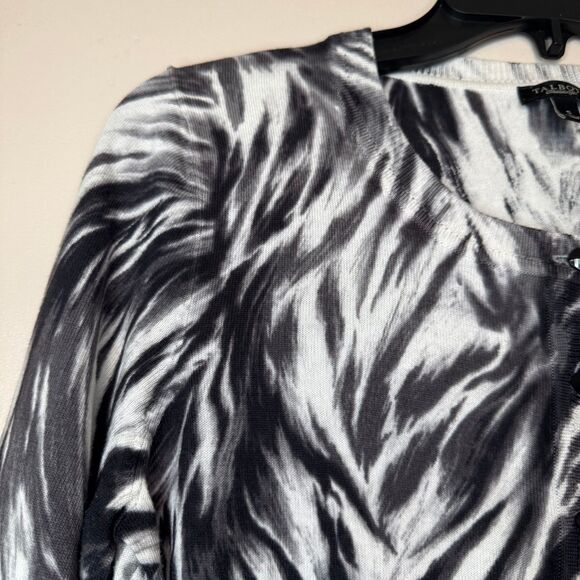 TALBOTS women's size small S 3/4 sleeve lightweight button cardigan sweater - Picture 5 of 10